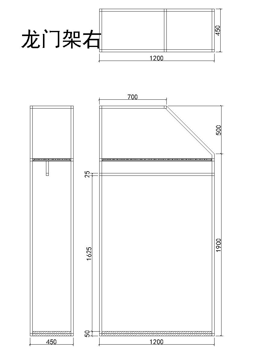 簡易不銹鋼服裝展示架(圖3)